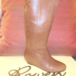 Wedge heel boots great condition